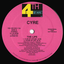 Cyré The Life USED VINYL 12INCH 33 S RPM PROMO