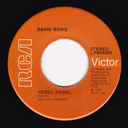 David Bowie Rebel Rebel USED VINYL 7INCH 45 RPM SINGLE STEREO