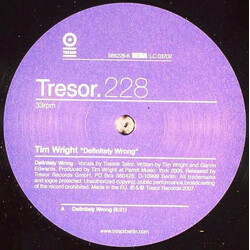 Tim Wright Definitely Wrong VINYL 12" USED