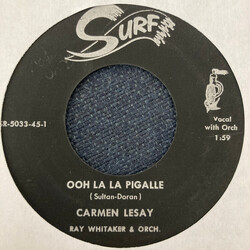 Carmen Lesay Ooh La La Pigalle / It's Been A Long Time USED VINYL 7INCH 45 RPM