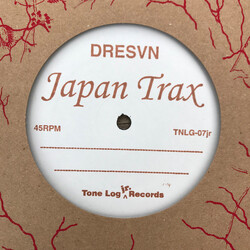 Dreesvn Japan Trax USED VINYL 12INCH 45 RPM WHITE LABEL
