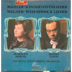 Gustav Mahler / Richard Wagner / Marilyn Horne / Henry Lewis / The Royal Philharmonic Orchestra Kindertotenlieder / Wesendonck Lieder Vinyl LP USED