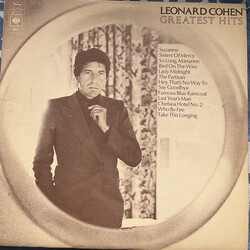Leonard Cohen Greatest Hits Vinyl LP USED