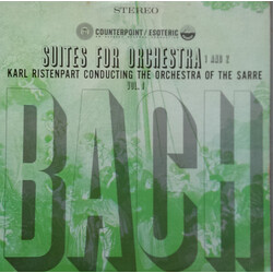 Johann Sebastian Bach / Kammerorchester Des Saarländischen Rundfunks, Saarbrücken / Karl Ristenpart Suites For Orchestra 1 And 2 Vol.1 Vinyl LP USED