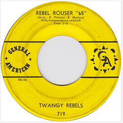 Twangy Rebels Rebel Rouser "65" / Lazy Rebel USED VINYL 7INCH 45 RPM SINGLE