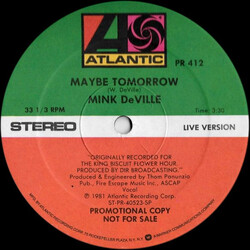Mink DeVille Maybe Tomorrow USED VINYL 12INCH PROMO