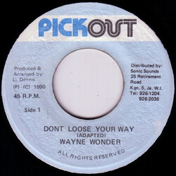 Wayne Wonder Don't Loose Your Way USED VINYL 7INCH 45 RPM