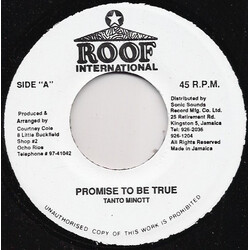 Tanto Minott Promise To Be True USED VINYL 7INCH 45 RPM