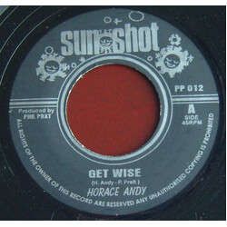 Horace Andy Get Wise USED VINYL 7INCH REPRESS