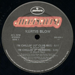 Kurtis Blow I'm Chillin' USED VINYL 12INCH 33 S RPM STEREO
