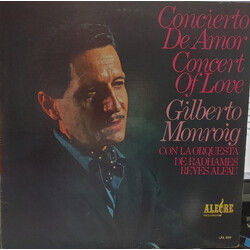 Gilberto Monroig / Radhamés Reyes Alfau Concierto De Amor / Concert Of Love Vinyl LP USED