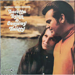 Conway Twitty & Loretta Lynn We Only Make Believe Vinyl LP USED