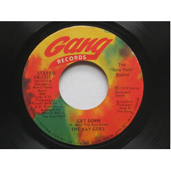The Kay-Gees Get Down USED VINYL 7INCH 45 RPM STYRENE