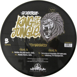 Dextrous King Of The Jungle - Charged (Remixes) USED VINYL 12INCH 33 S RPM PICTURE DISC