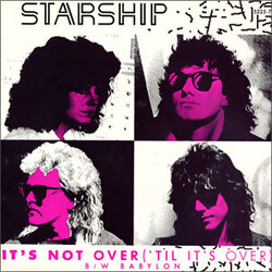 Starship (2) It's Not Over ('Til It's Over) USED VINYL 7INCH 45 RPM PROMO