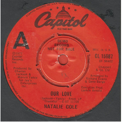Natalie Cole Our Love Vinyl 7" USED