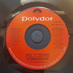 Commodores Goin' To The Bank USED VINYL 7INCH 45 RPM PROMO