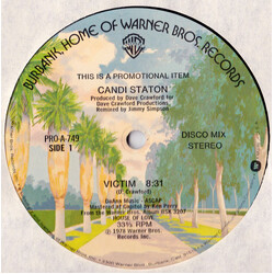 Candi Staton Victim USED VINYL 12INCH 33 S RPM PROMO