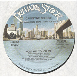 Caroline Bernier Hold Me, Touch Me VINYL 12" USED