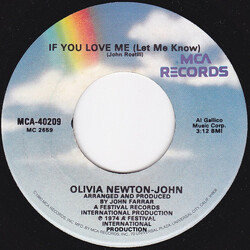 Olivia Newton-John If You Love Me (Let Me Know) USED VINYL 7INCH 45 RPM SINGLE REISSUE
