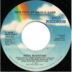 Reba McEntire New Fool At An Old Game USED VINYL 7INCH 45 RPM SINGLE
