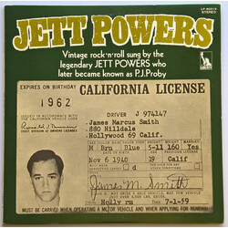 Jett Powers California License Vinyl LP USED