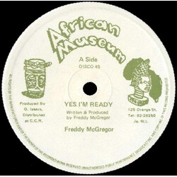 Freddie McGregor Yes I'm Ready / Follow This Ya Sound USED VINYL 12INCH