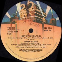 Edwin Starr Get Up-Whirlpool Vinyl 12" USED