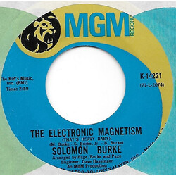 Solomon Burke The Electronic Magnetism (That's Heavy Baby) / Bridge Of Life USED VINYL 7INCH SINGLE 45 RPM