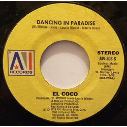 El Coco Dancing In Paradise / Love In Your Life USED VINYL 7INCH 45 RPM SINGLE STYRENE
