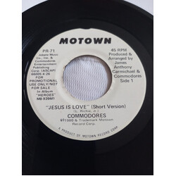 Commodores Jesus Is Love (Short Version) USED VINYL 7INCH 45 RPM PROMO