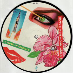 A Flock Of Seagulls Space Age Love Song USED VINYL 7INCH SINGLE PICTURE DISC 45 RPM