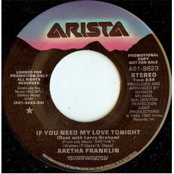 Aretha Franklin If You Need My Love Tonight USED VINYL 7INCH 45 RPM PROMO