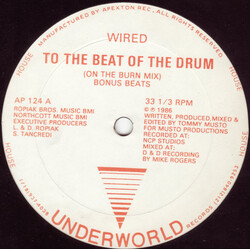 Wired (3) To The Beat Of The Drum VINYL 12" USED
