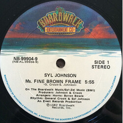 Syl Johnson Ms. Fine Brown Frame USED VINYL 12INCH 33 S RPM