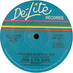 Kool & The Gang Fresh / Misled (Special Mix) / Cherish (Remix) VINYL 12" USED