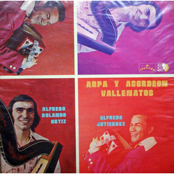 Alfredo Rolando Ortiz / Alfredo Gutierrez Arpa Y Acordeón Vallenatos Vinyl LP USED