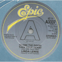 Linda Lewis (Close The Door) Take Your Heart USED VINYL 7INCH 45 RPM PROMO