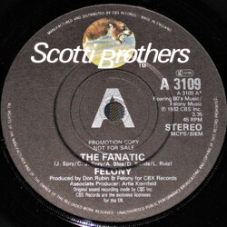 Felony (4) The Fanatic USED VINYL 7INCH 45 RPM SINGLE PROMO