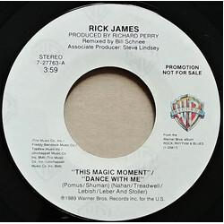 Rick James This Magic Moment/Dance With Me USED VINYL 7INCH 45 RPM SINGLE PROMO