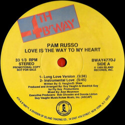 Pam Russo Love Is The Way To My Heart VINYL 12" USED