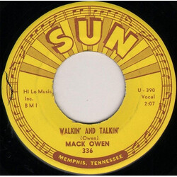 Mack Owen Walkin' And Talkin' / Somebody Like You USED VINYL 7INCH 45 RPM SINGLE