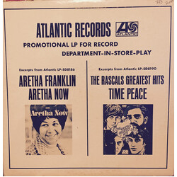 Aretha Franklin / The Rascals Promotional LP For Record Department-In-Store-Play Vinyl LP USED