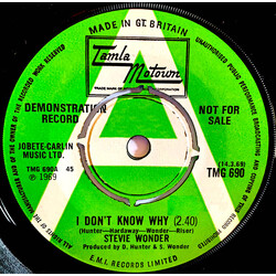 Stevie Wonder I Don't Know Why USED VINYL 7INCH 45 RPM SINGLE PROMO