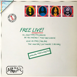 Free Free Live Vinyl LP USED