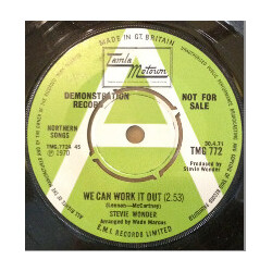 Stevie Wonder We Can Work It Out / Don't Wonder Why USED VINYL 7INCH PROMO