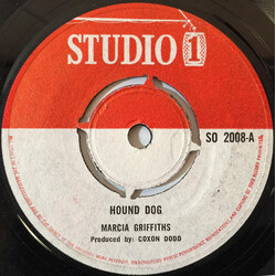 Marcia Griffiths / Hugh Godfrey Hound Dog / My Time USED VINYL 7INCH 45 RPM SINGLE