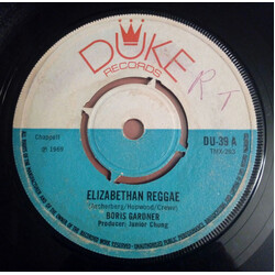 Boris Gardiner / Byron Lee And The Dragonaires Elizabethan Reggae / Soul Serenade USED VINYL 7INCH 45 RPM SINGLE