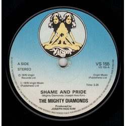 The Mighty Diamonds Shame And Pride USED VINYL 7INCH 45 RPM SINGLE