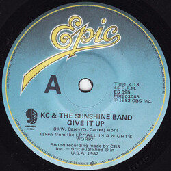 KC & The Sunshine Band Give It Up VINYL 7" USED